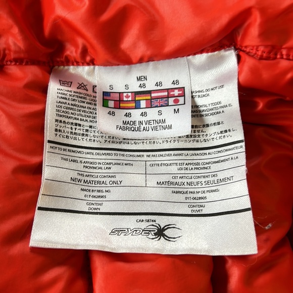 Men’s Spyder Puffer Jacket - Picture 6 of 6